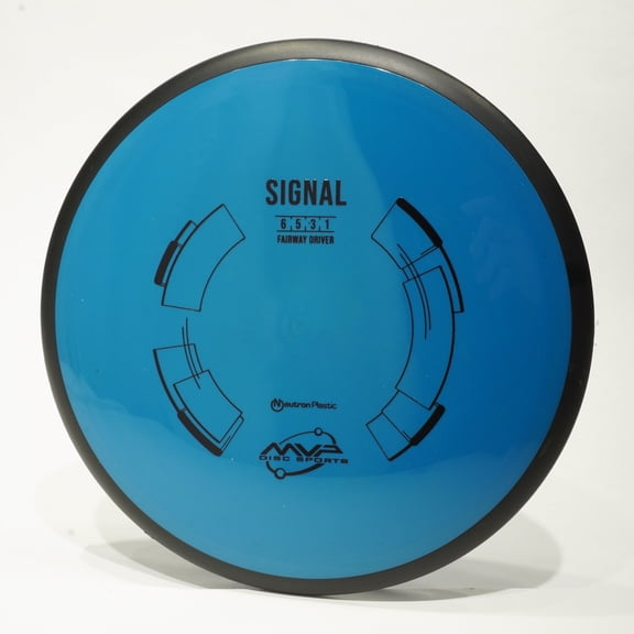 MVP Neutron Signal Disc Golf Fairway Driver, Pick Color/Weight [Stamp & Exact Color May Vary] Blue 170-172 grams