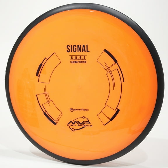 MVP Neutron Signal Disc Golf Fairway Driver, Pick Color/Weight [Stamp & Exact Color May Vary] Orange 167-169 grams