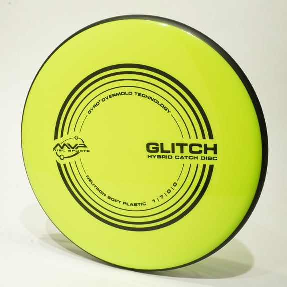 MVP Neutron Soft Glitch Disc Golf Putter & Approach Disc, Pick Color/Weight [Stamp & Exact Color May Vary] Green (bright) 150-154g