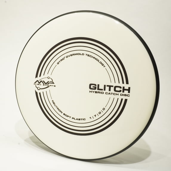 MVP Neutron Soft Glitch Disc Golf Putter & Approach Disc, Pick Color/Weight [Stamp & Exact Color May Vary] White 150-154g