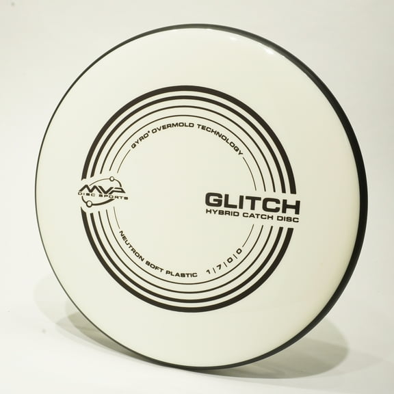 MVP Neutron Soft Glitch Disc Golf Putter & Approach Disc, Pick Color/Weight [Stamp & Exact Color May Vary] White 145-149g