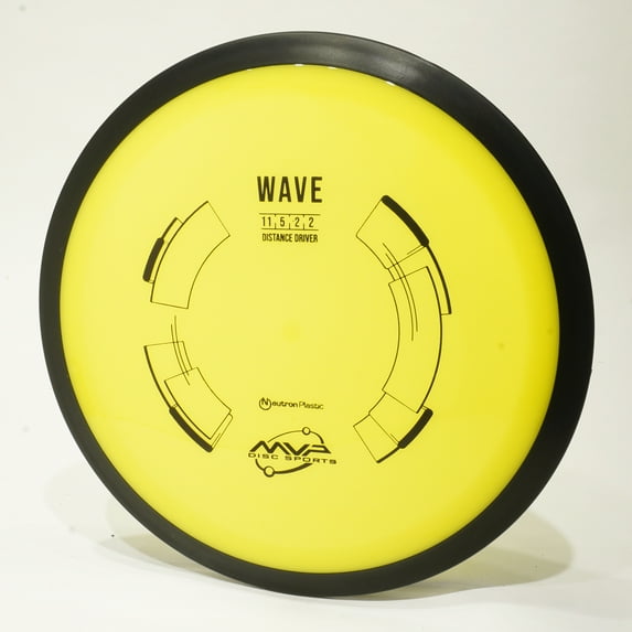 MVP Neutron Wave Disc Golf Distance Driver, Pick Color/Weight [Stamp & Exact Color May Vary] Yellow 160-164g