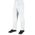 thumbnail image 1 of MVP Open Bottom Relaxed Fit Baseball Pants, Youth Small, White, 1 of 4
