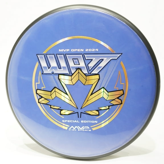 MVP Plasma Soft Watt - 2024 MVP Open Special Edition Disc Golf Putter & Approach Disc, Pick Your Disc 174g Purple