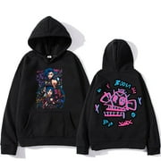MVPCLO Arcane Jinx Hooded for Autumn/Winter Harajuku Kawaii Japanese Anime Sweatshirt with Hooded Fleece Clothes Unisex Comic Pullovers