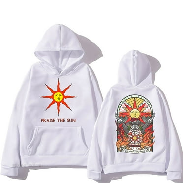 MVPCLO Dark-Souls Praise The Sun Hoodies Game Graphic Sweatshirts Long Sleeve Hooded Pullovers