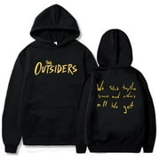 MVPCLO Film Printing The Outsiders Hoodies Hip Hop Unisex Streetwear Winter Hooded Pullovers
