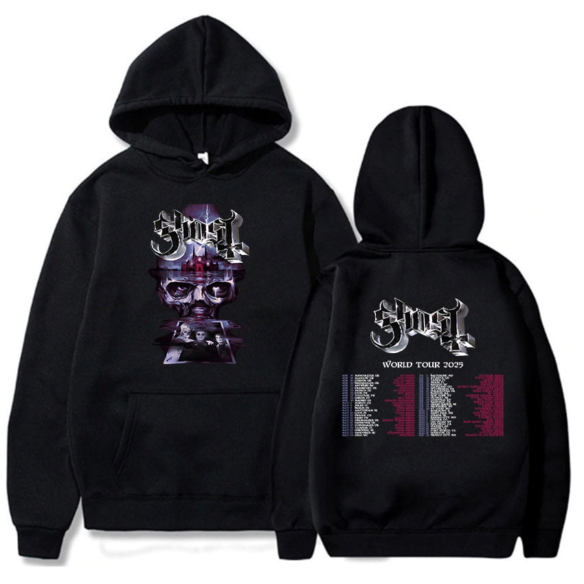MVPCLO Ghost World Tour 2025 Hoodies Rock Band Hip Hop