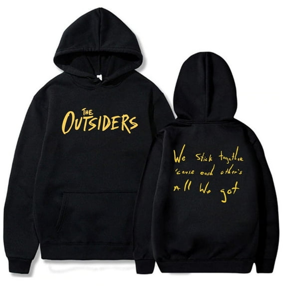 MVPCLO The Outsiders Movie Print Hoodie - Unisex Hip Hop Streetwear Winter Hooded Sweatshirt