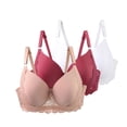 thumbnail image 1 of MVRLSH Bras for Women Underwired Large Sizes Lace Bra With Adjustable Straps Lightweight Breathable Comfort Everyday And Leisure Everyday Bras, 1 of 2