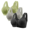 thumbnail image 1 of MVRLSH Bras for Women Women's Fashionable And Casual Front Underwear Elderly People Skin Friendly Comfortable Bra Everyday Bras, 1 of 2