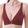 thumbnail image 1 of MVRLSH Bras for Women Women's Front Closure Elastic Large Shaping Bra Everyday Bras, 1 of 6