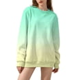 thumbnail image 1 of MVRLSH Essentials Hoodies for Women Christmas Graphic Crewneck Oversized Long Sleeve Autumn Winter Pullover Spring Fall Layering Daily Outfit Match Sweatshirt Yellow - XXXL, 1 of 7