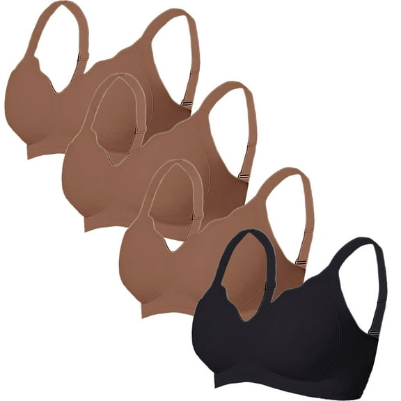 MVRLSH Everyday Bras Women Wireless Bras Soft Bra Full Coverage Everyday Bras Bralettes
