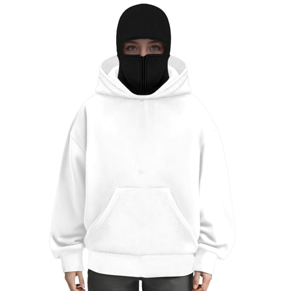 MVRLSH Hoodies For Women Spring Autumn Casual Plaid Printed Hooded Sweatshirt Button Lapel Long Sleeve Polyester Gray M-Xxl