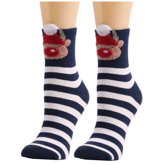 MVRLSH Socks Athletic Casual Breathable Fleece Fuzzy Thick Soft Comfy Home Slipper Socks