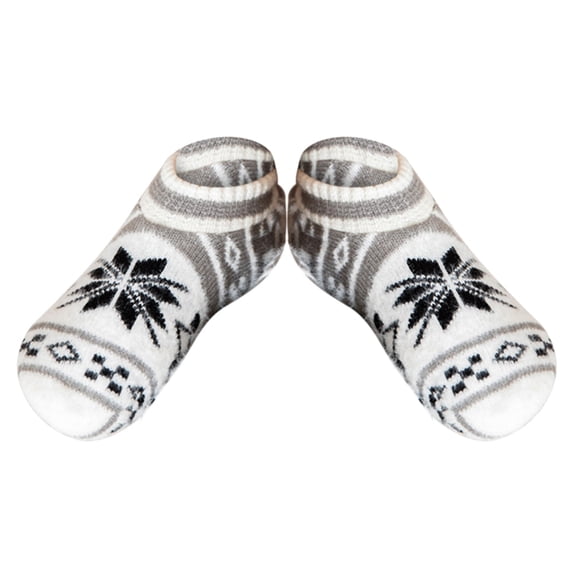 MVRLSH Socks Athletic Casual Breathable Fleece Lined Fuzzy Non Slip Warm Winter Cozy Slipper Socks