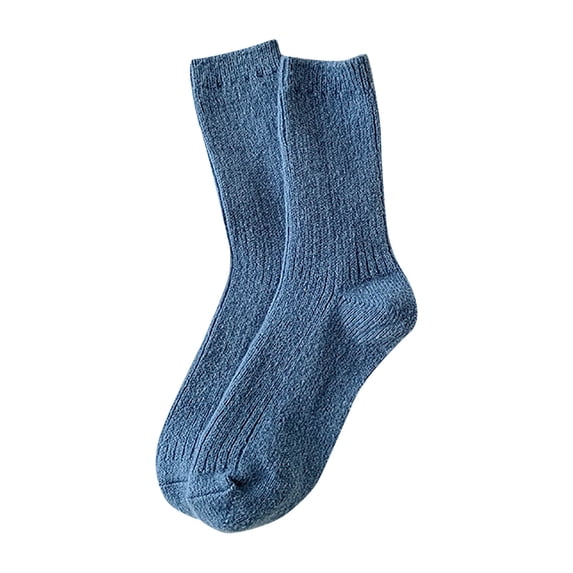 MVRLSH Socks Athletic Casual Breathable Multicolor Solid Color Thickened Warm Autumn Winter Midtube Socks