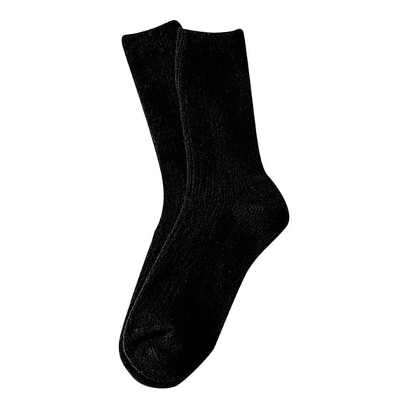 MVRLSH Socks Athletic Casual Breathable Multicolor Solid Color Thickened Warm Autumn Winter Midtube Socks
