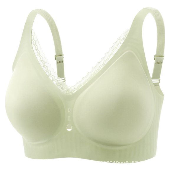 MVRLSH Sports Jelly Bras for Women Wireless Soft Full Coverage No Show Comfortable Everyday Underwear Strapless Bra