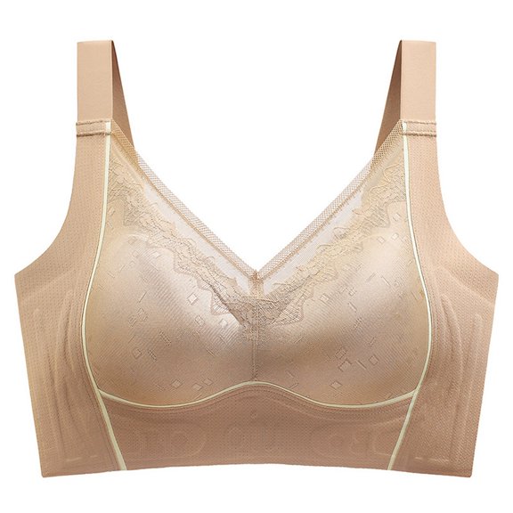 MVRLSH Sports Jelly Bras for Women Wireless Soft Full Coverage No Show Comfortable Everyday Underwear Strapless Bra