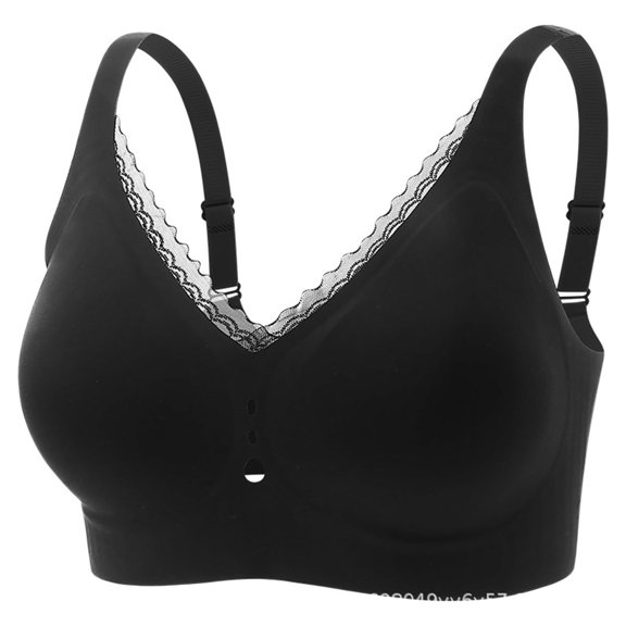 MVRLSH Sports Jelly Bras for Women Wireless Soft Full Coverage No Show Comfortable Everyday Underwear Strapless Bra