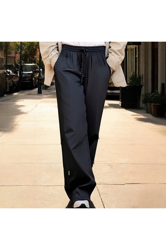 Sweatpants Women Thermal Fleece Lined Winter Outdoor Windproof Warm Softshell Hiking Ski Pants Black M-3Xl