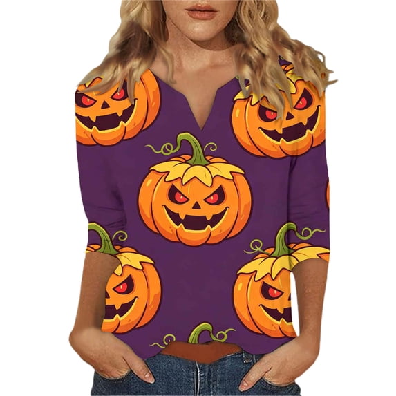 MVRLSH Womens Tops Blouse Casual Spring Graphic Printed Short Sleeve Round Neck Daily Wear Tees Loose Fit Blouses CF1 - M
