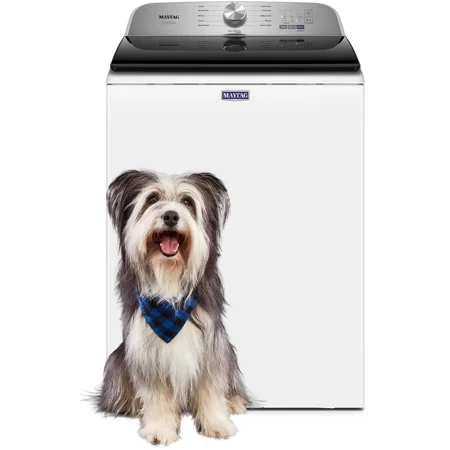 Maytag - 4.7 Cu. Ft. High Efficiency Top Load Washer with Pet Pro System - White