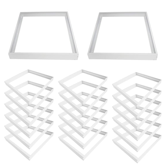 MW 20-Pack 2x2 Surface Mount Kit for LED Flat Panel Light-Aluminum Ceiling Frame for 24 x 24 x 3.13 inch, Good for Edge-Lit and Back Lit Panel