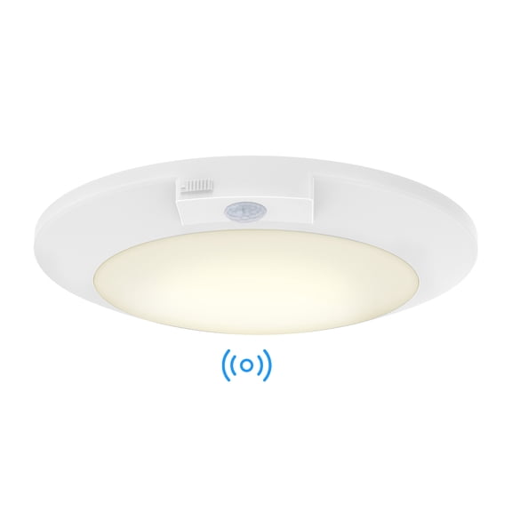 MW Lighting 6 Inch Motion Sensor Ceiling Light Indoor, 180s Time Delay, 5000K, 14W 950LM, 120V LED Flush Mount Ceiling Light, ETL Certified, Wet Location - Closets, Hallway, Entryway, Pantry, 1Pack