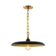 thumbnail image 1 of MW Lighting Matte Black&Gold Farmhouse Pendant Light for Kitchen Island,Coffee Shop, 1 of 13
