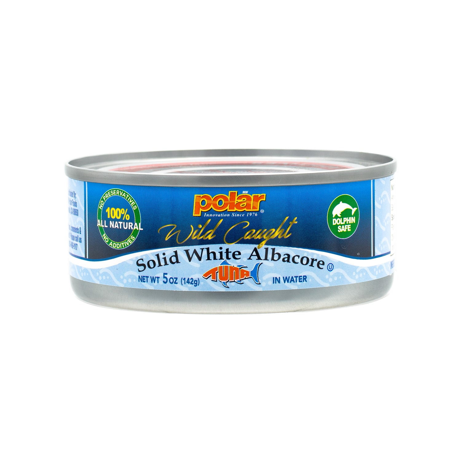MW Polar All Natural Solid White Albacore Tuna in Water 5 oz Can (Pack of 24)
