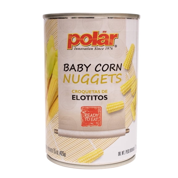 MW Polar Baby Corn Nuggets, Ready-to-Eat, 15 oz Can (Pack of 2)