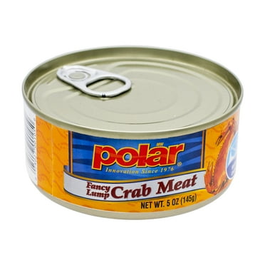 (2 pack) Polar Fancy Lump Crab Meat, 5 oz, Good Source of Protein