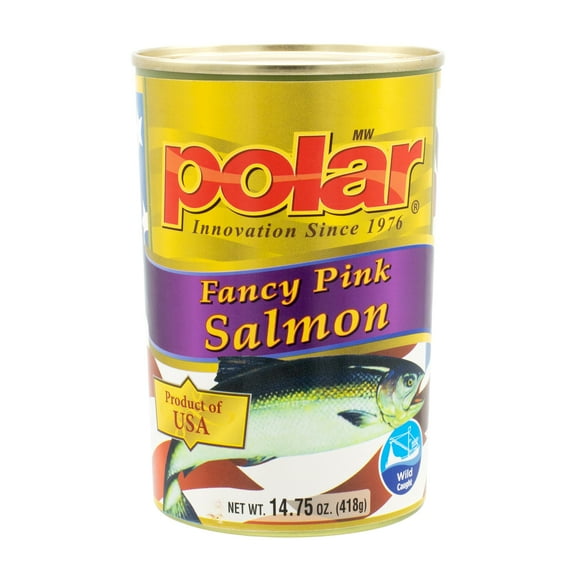 MW Polar Fancy Pink Salmon, Product of USA, 14.75 oz Can (Pack of 12)