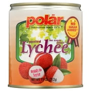 MW Polar Peeled Lychee No Sugar Added, 11 oz Can