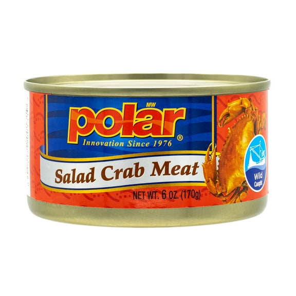 MW Polar Salad Crabmeat, Minced, 6 oz Can (Pack of 12)