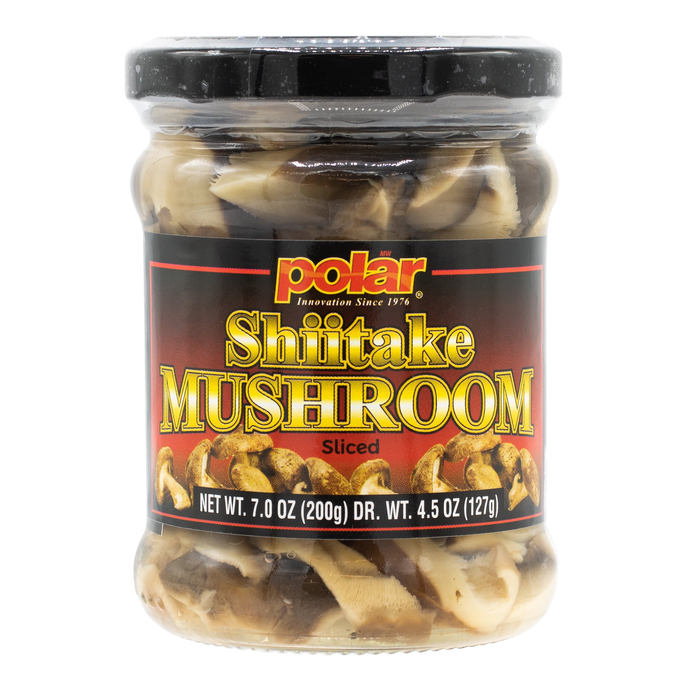 Polar Shiitake Mushrooms In Jar - Ready To Eat Sliced Mushrooms For Pasta, Ramen & Recipes