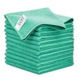 thumbnail image 1 of MW Pro 12" x 12" Multi-Surface Microfiber Cleaning Cloths | Green - 12 Pack | Premium Microfiber Towels for Cleaning Glass, Kitchens, Bathrooms, Automotive, Supplies & Products, 1 of 8