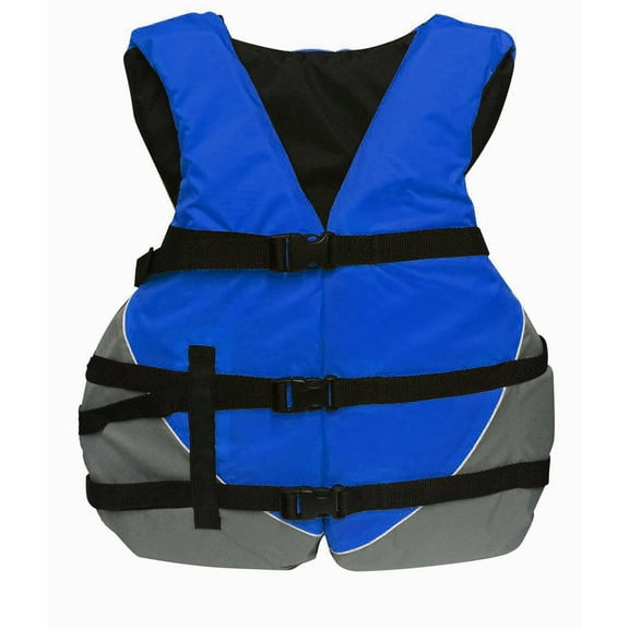 MW Watersports USCG Approved Type III Adult Life Jacket, Blue