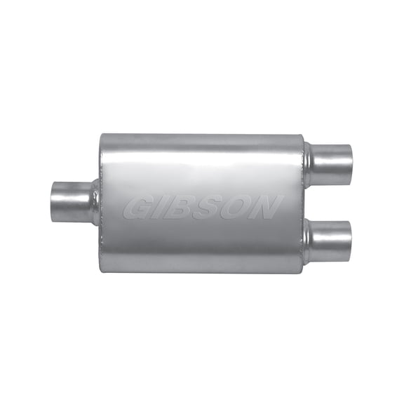MWA Center/ Dual Oval Muffler, Stainless