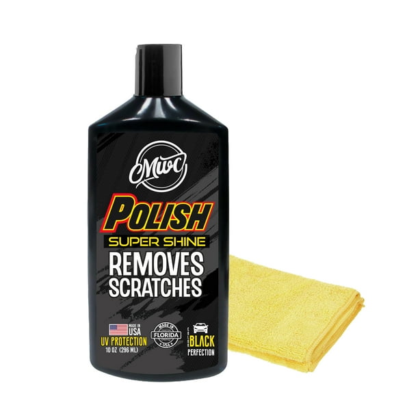MWC 034012 Car Polish Removes Scratches Restores Colour and Super Shine Black 10 Oz