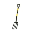 MWC Pro Pitch Fork Tool Garden Fork Digging 4Tine Fiberglass D