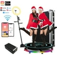 thumbnail image 1 of MWE 46" 360 Photo Booth Machine for Parties,Auto-Camera Photobooth Free Logo and Battery APP Remote Control, 1 of 9