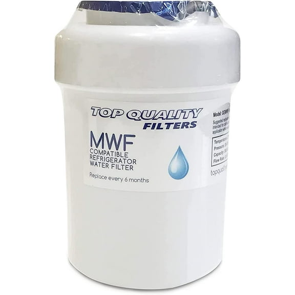 MWF Water Filter for GE Refrigerators, Replacement Water Filter Cartridge for GE MWF