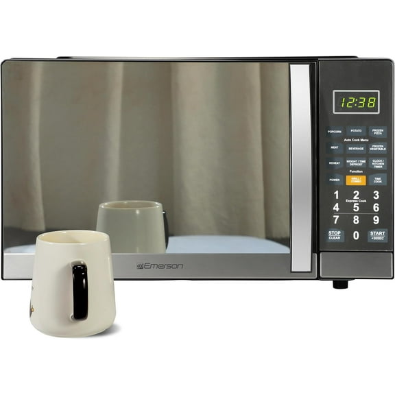MWG1191SB 1.1 Cu. Ft. Microwave with Built-In Grill Function, 1100W Power, Stainless Steel, LED Timer Display, 11 Power Levels, 9 Preset Cooking Options, Removable Glass Turntable, Child Lock