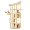thumbnail image 1 of MWPO 70.1-in Cat Tree for Large Cat Tower with 3 Condos, 2 Perches and Stratching Post, Beige, 1 of 8
