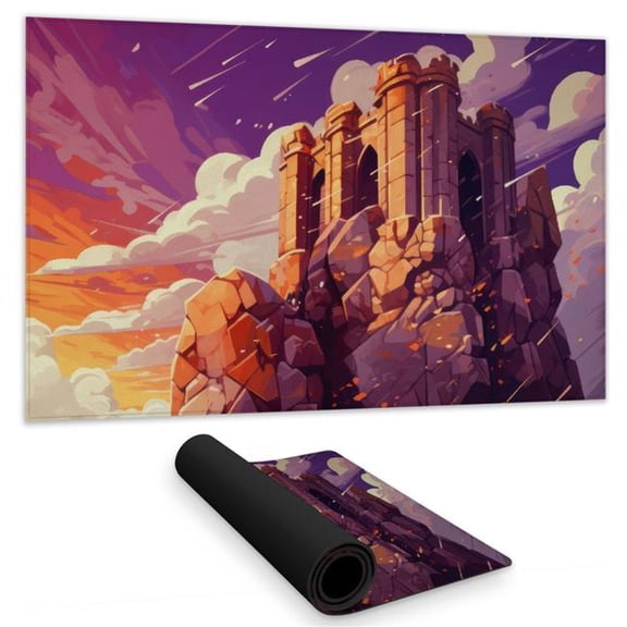 MWW C1DM1424G3BRTN 14 x 24 in. The Last Remains - White Gaming Mat for Home Decor