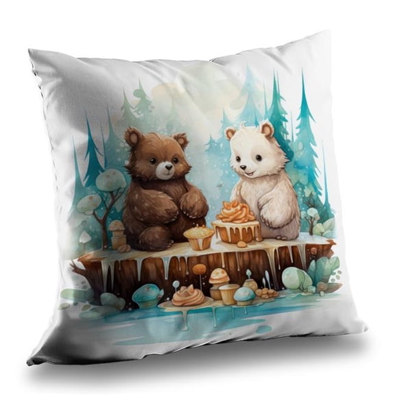 MWW C1PC1616VIQSY1 16 x 16 in. The Dessert - Turquoise Polyester Twill Throw Pillow for Home Decor